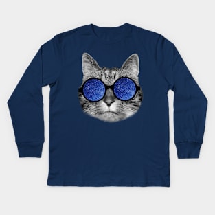 Space Kitty Kids Long Sleeve T-Shirt